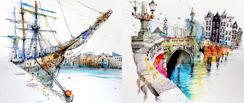 Kompakt: A quick sketch of Stockholm (Warm up)