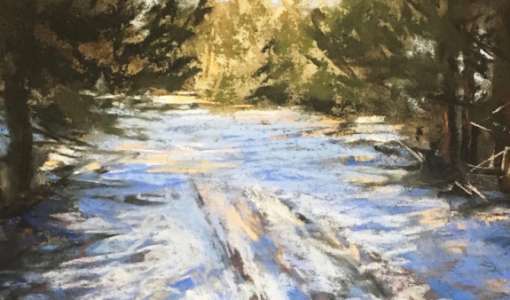 After Work: Winterlandschaft in Pastell