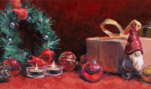 After Work: Weihnachtsmotive in Acryl